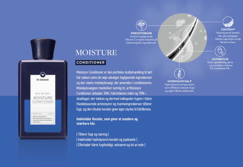 HH Simonsen Moisture Conditioner, 250 ml.